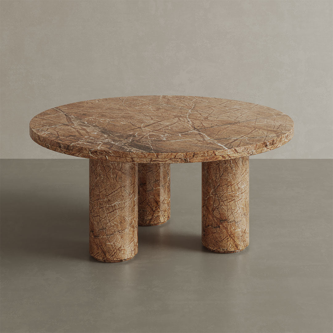 Casoli Marble Coffee Table, Mocha