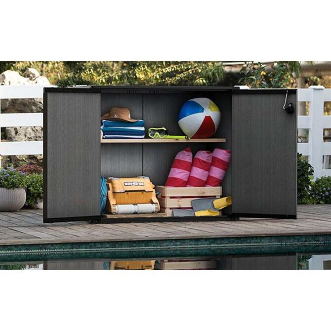 Keter Cortina Bella 4′ x 2′ Plastic Vertical Storage Shed-oakleysgardenmachine- Free shipping